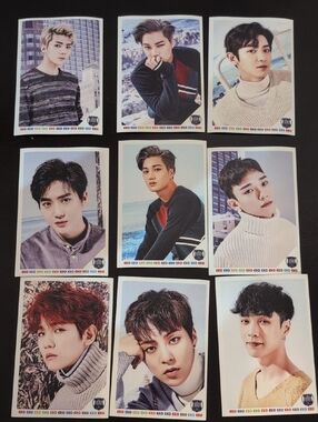 K-Pop EXO Photo Card Set - Collectable Member Trading Cards Set Of 43